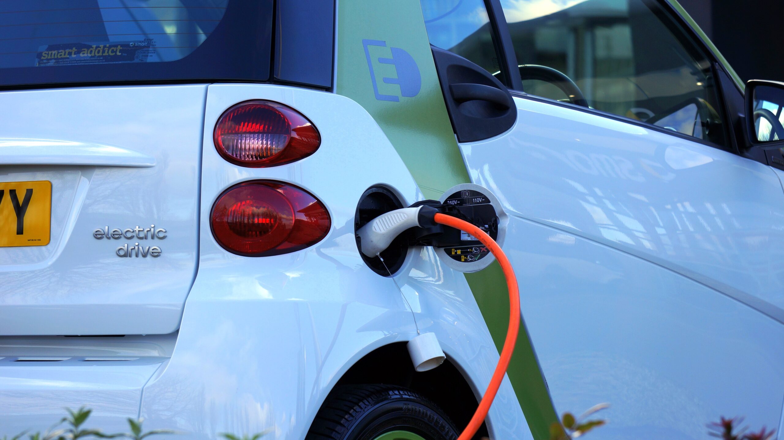 Image of an Electric car being charged.