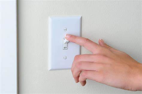 Image of turning off lights