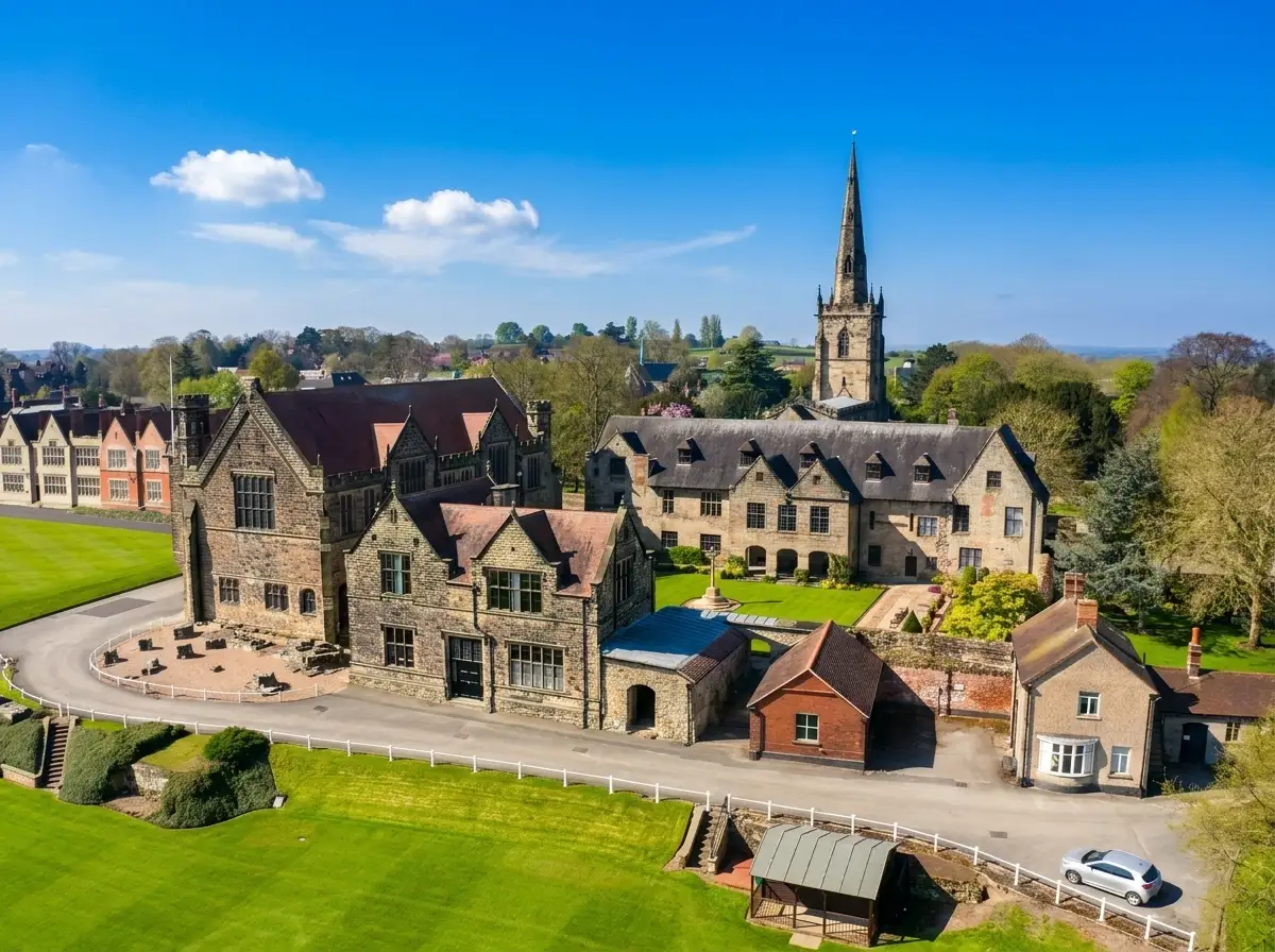 An image of a school on a sunny day in Repton.