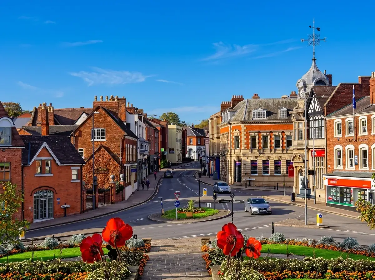 An image of sutton coldfield town centre.