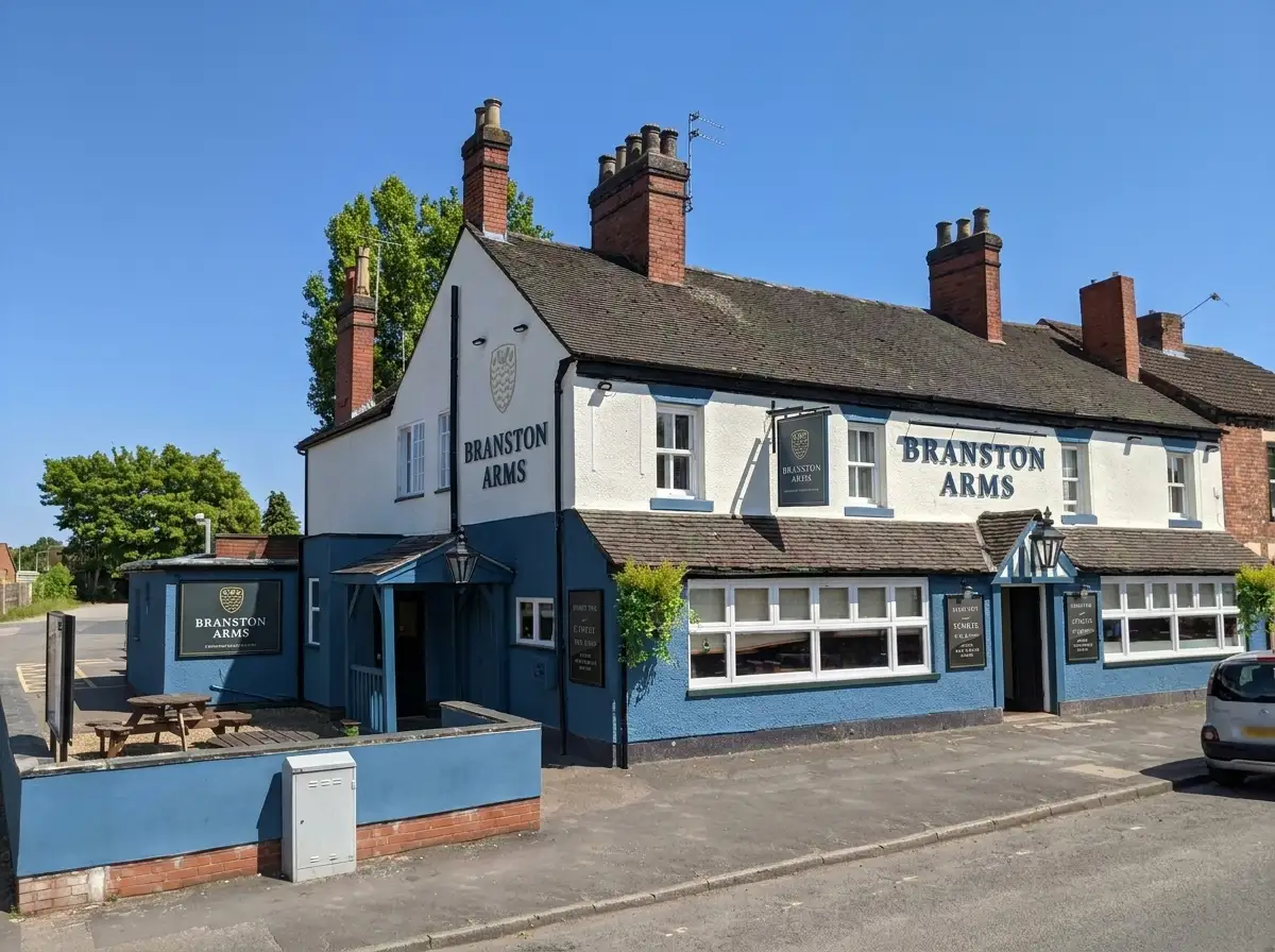 An image of the branston arms pub in Branston.